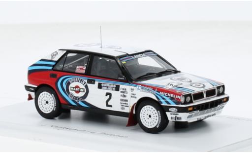 Lancia Delta 1/43 Spark HF Integrale 16V No.2 Martini Rallye WM 1000 Lakes Rallye 1991 1:43 diecast model cars