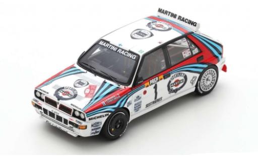 Diecast model cars Lancia Delta 1/43 Spark HF Integrale No.1 Martini Racing Martini Racing Rallye-Cross Rally Monte Carlo 1992 J.Kankkunen/J.Piironen Lancia Delta 1/43 Spark HF Integrale No.1 Martini Racing Martini Racing Rallye-Cross Rally Monte Carlo 1992 J.Kankkunen/J.Piironen diecast model cars