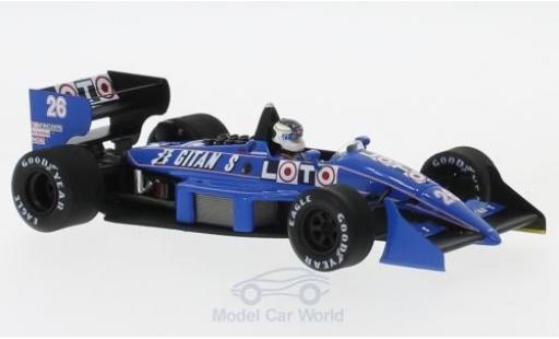 Diecast model cars Ligier JS3 1/43 Spark 1 No.26 GP Detroit 1988 S.Johansson Ligier JS3 1/43 Spark 1 No.26 GP Detroit 1988 S.Johansson diecast model cars