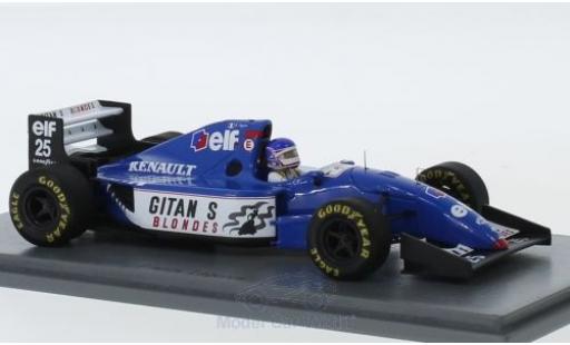 Ligier JS3 1/43 Spark 9B No.25 Gitanes Formel 1 GP Australien 1994 mit Decals F.Lagorce diecast model cars