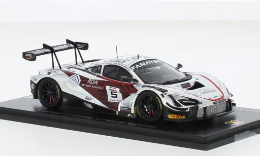 McLaren 720 1/43 Spark S GT3 EVO No.5 Optimum Motorsport 24h Spa 2023 1:43 diecast model cars