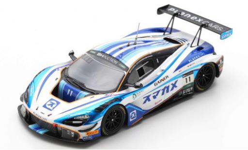 Diecast model cars McLaren 720 1/43 Spark S GT3 No.11 Planex Smacam Racing 10H Suzuka 2019 M.Hakkinen/K.Kubota/H.Ishiura McLaren 720 1/43 Spark S GT3 No.11 Planex Smacam Racing 10H Suzuka 2019 M.Hakkinen/K.Kubota/H.Ishiura diecast model cars