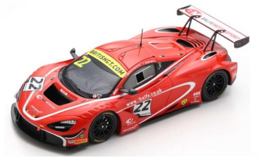 Diecast model cars McLaren 720 1/43 Spark S GT3 No.22 Balfe Motorsport British GT Championship 2019 S.Balfe/R.Bell McLaren 720 1/43 Spark S GT3 No.22 Balfe Motorsport British GT Championship 2019 S.Balfe/R.Bell diecast model cars