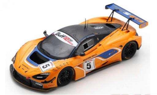 Diecast model cars McLaren 720 1/43 Spark S GT3 No.5 12h Gulf 2018 B.Barnicoat/A.Parente/S.van Gisbergen McLaren 720 1/43 Spark S GT3 No.5 12h Gulf 2018 B.Barnicoat/A.Parente/S.van Gisbergen diecast model cars
