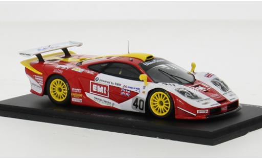 Diecast model cars McLaren F1 1/43 Spark GTR No.40 Gulf Team Davidoff 24h Le Mans 1998 1:43 McLaren F1 1/43 Spark GTR No.40 Gulf Team Davidoff 24h Le Mans 1998 1:43 diecast model cars