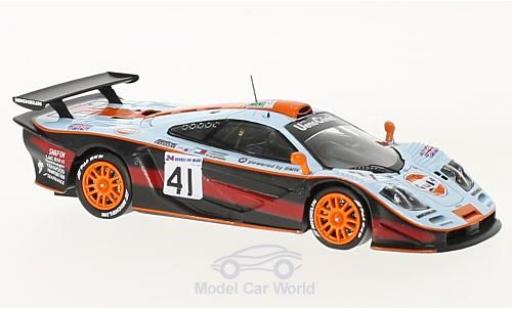 Diecast model cars McLaren F1 1/43 Spark GTR No.41 Gulf 24h Le Mans 1997 A.Olofsson/P-H.Raphanel/J.M.Gounon McLaren F1 1/43 Spark GTR No.41 Gulf 24h Le Mans 1997 A.Olofsson/P-H.Raphanel/J.M.Gounon diecast model cars