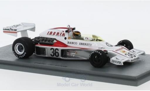 Diecast model cars McLaren M23 1/43 Spark No.36 Formel 1 GP Spanien 1977 E.de Villota McLaren M23 1/43 Spark No.36 Formel 1 GP Spanien 1977 E.de Villota diecast model cars