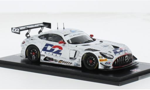 Mercedes AMG GT 1/43 Spark 3 No.1 2 Seas Motorsport British GT Championship 2023 1:43 diecast model cars