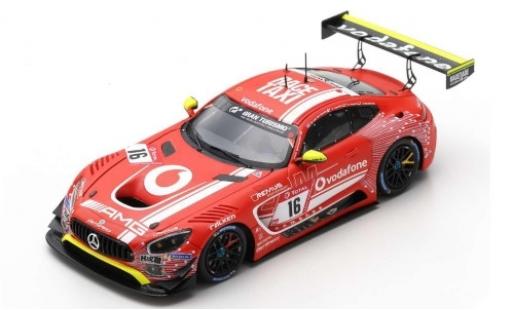 Diecast model cars Mercedes AMG GT 1/43 Spark 3 No.16 GetSpeed Performance Vodafone 24h Nürburgring 2019 R.van le Zande/T.Vautier/J.Seyffarth/K.Heyer Mercedes AMG GT 1/43 Spark 3 No.16 GetSpeed Performance Vodafone 24h Nürburgring 2019 R.van le Zande/T.Vautier/J.Seyffarth/K.Heyer diecast model cars