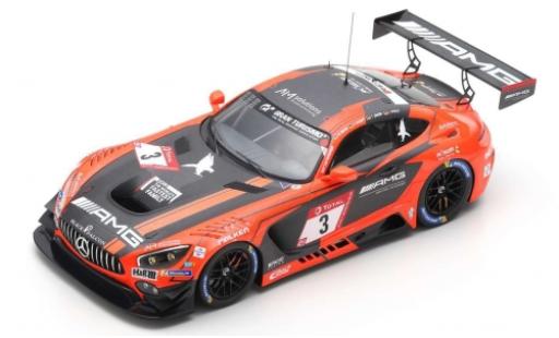 Diecast model cars Mercedes AMG GT 1/43 Spark 3 No.3 -AMG Team Black Falcon 24h Nürburgring 2019 M.Buhk/H.Haupt/T.Jäger/L.Stolz Mercedes AMG GT 1/43 Spark 3 No.3 -AMG Team Black Falcon 24h Nürburgring 2019 M.Buhk/H.Haupt/T.Jäger/L.Stolz diecast model cars