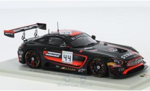 Mercedes AMG GT 1/43 Spark 3 No.44 Strakka Racing 24h Spa 2018 R.Barrico/C.Vietoris/F.Fraga diecast model cars