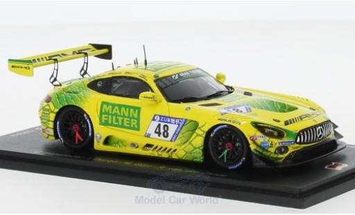 Diecast model cars Mercedes AMG GT 1/43 Spark 3 No.48 -AMG Team Mann Filter 24h Nürburgring 2018 C.Hohenadel/I.Dontje/M.Götz/R.van der Zande Mercedes AMG GT 1/43 Spark 3 No.48 -AMG Team Mann Filter 24h Nürburgring 2018 C.Hohenadel/I.Dontje/M.Götz/R.van der Zande diecast model cars