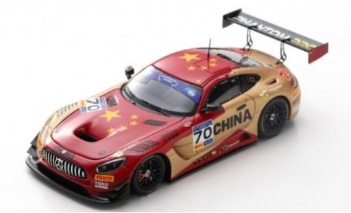 Mercedes AMG GT 1/43 Spark 3 No.70 Phantom Pro FIA Motorsport Games GT Cup Vallelunga 2019 Team China Y.Zhang/K.Zang diecast model cars