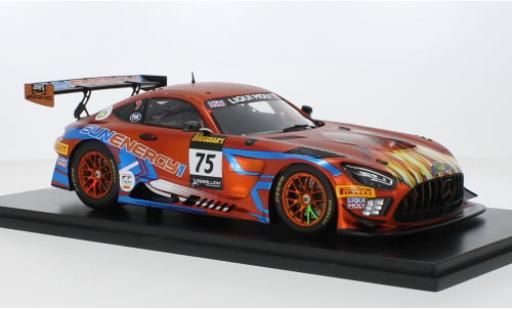 Mercedes AMG GT 1/18 Spark 3 No.75 SunEnergy 1 Racing 12h Bathurst 2022 1:18 diecast model cars