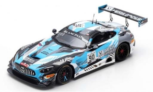 Diecast model cars Mercedes AMG GT 1/43 Spark 3 No.90 Akka ASP Team Nefis Group 24h Spa 2019 N.Bastian/T.Boguslavskiy/F.Fraga Mercedes AMG GT 1/43 Spark 3 No.90 Akka ASP Team Nefis Group 24h Spa 2019 N.Bastian/T.Boguslavskiy/F.Fraga diecast model cars