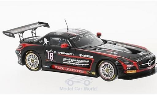 Diecast model cars Mercedes SLS 1/43 Spark AMG GT3 No.18 Black Falcon 24h Spa 2014 R.Muscat/V.Lunkin/T.Al Faisal/C.Bracke Mercedes SLS 1/43 Spark AMG GT3 No.18 Black Falcon 24h Spa 2014 R.Muscat/V.Lunkin/T.Al Faisal/C.Bracke diecast model cars
