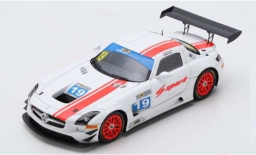 Diecast model cars Mercedes SLS 1/43 Spark AMG GT3 No.19 600km Zhuhai 2018 S.Ortelli/H.Ripert Mercedes SLS 1/43 Spark AMG GT3 No.19 600km Zhuhai 2018 S.Ortelli/H.Ripert diecast model cars