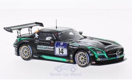 Diecast model cars Mercedes SLS 1/43 Spark AMG No.14 Black Falcon 24h Nürburgring 2014 A.Al Faisal/H.Haupt/A.Christodolou/Y.Buurman Mercedes SLS 1/43 Spark AMG No.14 Black Falcon 24h Nürburgring 2014 A.Al Faisal/H.Haupt/A.Christodolou/Y.Buurman diecast model cars