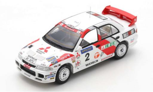 Mitsubishi Lancer 1/43 Spark Evolution III No.2 Rallye Hong Kong - Peking 1996 C.Gilbert/A.Vatanen/C.Gilbert diecast model cars