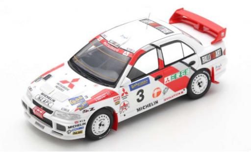 Mitsubishi Lancer 1/43 Spark Evolution III No.3 Rallye Hong Kong - Peking 1996 R.Burns/R.Reid diecast model cars