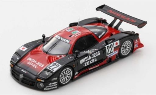 Nissan R390 1/43 Spark GT1 RHD No.22 Motorsport Unisia Jecs 24h Le Mans 1997 A.Suzuki/R.Patrese/E.van de Poele diecast model cars