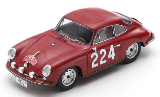 Diecast model cars Porsche 356 1/43 Spark B T6 Carrera 2 No.224 Rally Monte Carlo 1964 G.Klass/H.Wencher Porsche 356 1/43 Spark B T6 Carrera 2 No.224 Rally Monte Carlo 1964 G.Klass/H.Wencher diecast model cars