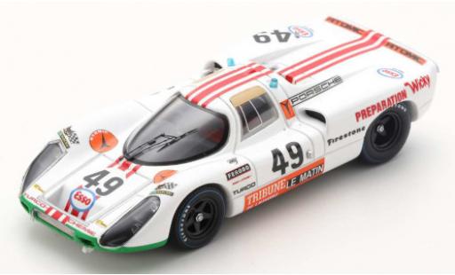 Diecast model cars Porsche 907 1/43 Spark RHD No.49 24h Le Mans 1971 W.Brun/P.Mattli Porsche 907 1/43 Spark RHD No.49 24h Le Mans 1971 W.Brun/P.Mattli diecast model cars