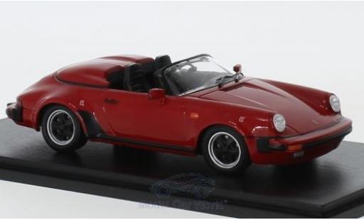 Diecast model cars Porsche 930 Turbo 1/43 Spark 911 3.2 Speedster Turbo Look red 1989 Porsche 930 Turbo 1/43 Spark 911 3.2 Speedster Turbo Look red 1989 diecast model cars