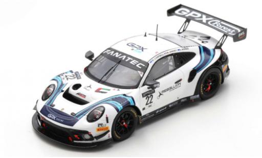 Porsche 991 GT3 R 1/43 Spark 911 () GT3 R No.22 GPX Racing WEC 1000km Paul Ricard 2021 M.Campbell/E.Bamber/M.Jaminet diecast model cars