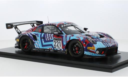 Porsche 991 GT3 R 1/18 Spark 911  No.221 GPX Martini Racing Spa Test Days 2022 1:18 diecast model cars