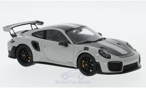 Diecast model cars Porsche 991 GT2 RS 1/43 Spark 911 ( II) GT2 RS grey/black 2018 Weissach Package Porsche 991 GT2 RS 1/43 Spark 911 ( II) GT2 RS grey/black 2018 Weissach Package diecast model cars