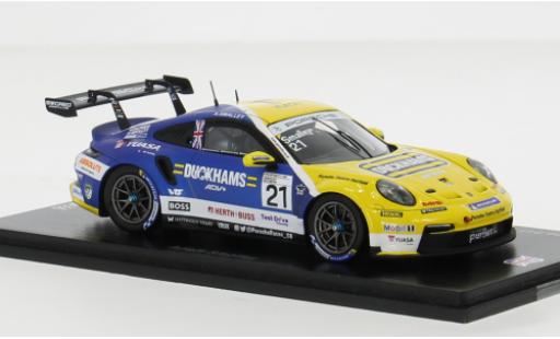 Diecast model cars Porsche 992 GT3 1/43 Spark 911  Cup No.21 Carrera Cup Great Britain 2023 1:43 Porsche 992 GT3 1/43 Spark 911  Cup No.21 Carrera Cup Great Britain 2023 1:43 diecast model cars