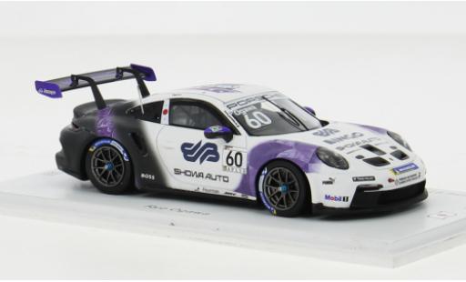 Diecast model cars Porsche 992 GT3 1/43 Spark 911  Cup No.60 Carrera Cup Japan 2022 1:43 Porsche 992 GT3 1/43 Spark 911  Cup No.60 Carrera Cup Japan 2022 1:43 diecast model cars