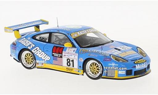 Diecast model cars Porsche 996 GT3 1/43 Spark 911 () GT3-RS No.81 24h Le Mans 2002 K.Buckler/T.Bernhard/L.Luhr Porsche 996 GT3 1/43 Spark 911 () GT3-RS No.81 24h Le Mans 2002 K.Buckler/T.Bernhard/L.Luhr diecast model cars