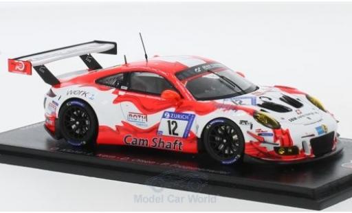 Diecast model cars Porsche 991 GT3 R 1/43 Spark 911 (997) GT3 R No.12 Manthey Racing 24h Nürburgring 2018 O.Klohs/L.Kern/D.Olsen/P.Frommenwiler Porsche 991 GT3 R 1/43 Spark 911 (997) GT3 R No.12 Manthey Racing 24h Nürburgring 2018 O.Klohs/L.Kern/D.Olsen/P.Frommenwiler diecast model cars