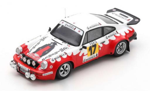 Porsche 930 1/43 Spark 911 Carrera No.17 Rallye WM Rallye Monte Carlo 1977 F.Bondil/D.Emmanuelli diecast model cars