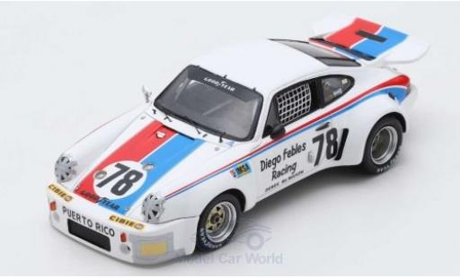Diecast model cars Porsche 930 RSR 1/43 Spark 911 Carrera RSR No.78 24h Le Mans 1976 D.Febles/A.Poole/H.Cruz Porsche 930 RSR 1/43 Spark 911 Carrera RSR No.78 24h Le Mans 1976 D.Febles/A.Poole/H.Cruz diecast model cars