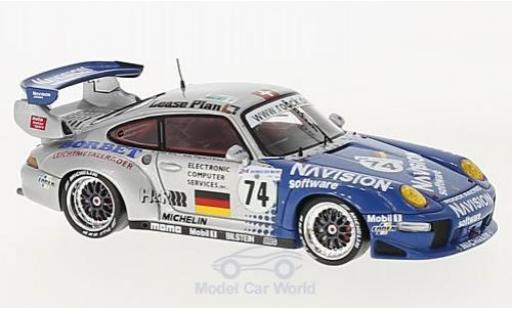 Diecast model cars Porsche 996 GT2 1/43 Spark 911 GT2 No.74 24h Le Mans 1997 A.Ahrle/B.Eichmann/A.Pilgrim Porsche 996 GT2 1/43 Spark 911 GT2 No.74 24h Le Mans 1997 A.Ahrle/B.Eichmann/A.Pilgrim diecast model cars