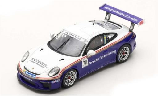 Diecast model cars Porsche 991 GT3 Cup 1/43 Spark 911 GT3 Cup (997 II) No.70 Carrera Cup Scandinavia Gellerasen Arena 2018 70th Anniversaire S.Blomqvist Porsche 991 GT3 Cup 1/43 Spark 911 GT3 Cup (997 II) No.70 Carrera Cup Scandinavia Gellerasen Arena 2018 70th Anniversaire S.Blomqvist diecast model cars