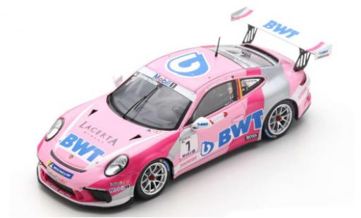 Diecast model cars Porsche 992 GT3 1/43 Spark 911 GT3 Cup No.1 Lechner Racing BWT Carrera Supercup 2019 M.Ammermüller Porsche 992 GT3 1/43 Spark 911 GT3 Cup No.1 Lechner Racing BWT Carrera Supercup 2019 M.Ammermüller diecast model cars