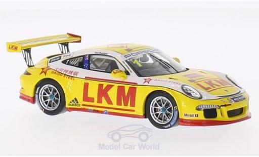 Diecast model cars Porsche 991 GT3 Cup 1/43 Spark 911 GT3 Cup No.1 LKM PCCA 2014 E.Bamber Porsche 991 GT3 Cup 1/43 Spark 911 GT3 Cup No.1 LKM PCCA 2014 E.Bamber diecast model cars
