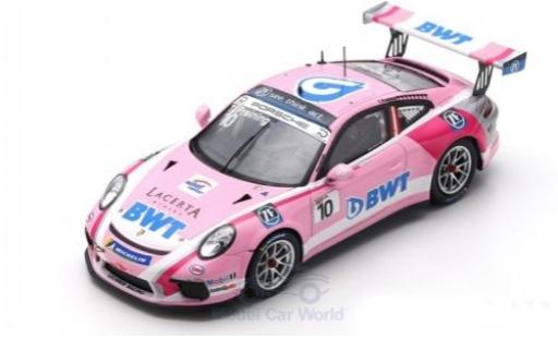 Porsche 991 GT3 Cup 1/43 Spark 911 GT3 Cup No.10 BWT Lechner Racing Carrera Cup Deutschland 2018 T.Preining diecast model cars