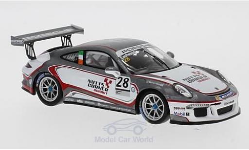 Diecast model cars Porsche 991 GT3 Cup 1/43 Spark 911 GT3 Cup No.28 Carrera Cup Britain 2017 C.Eastwood Porsche 991 GT3 Cup 1/43 Spark 911 GT3 Cup No.28 Carrera Cup Britain 2017 C.Eastwood diecast model cars