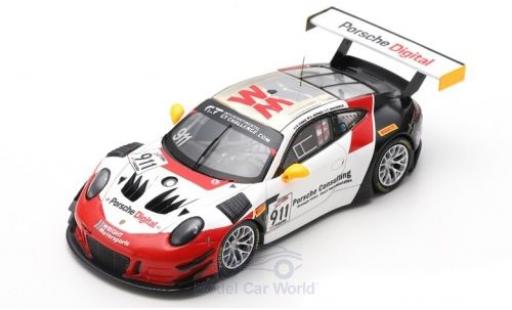Porsche 991 GT3 R 1/43 Spark 911 GT3 R No.911 Wright Motorsport 8h Kalifornien 2018 R. Dumas/F.Makowiecki/D.Werner diecast model cars