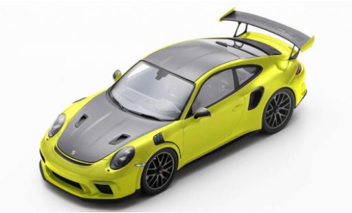 Diecast model cars Porsche 991 GT3 RS 1/18 Spark 911 GT3 RS (.2) yellow/matt-black 2018 Porsche 991 GT3 RS 1/18 Spark 911 GT3 RS (.2) yellow/matt-black 2018 diecast model cars