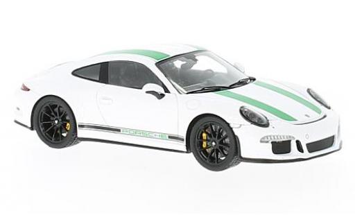 Diecast model cars Porsche 991 R 1/43 Spark 911 R white/green 2017 Porsche 991 R 1/43 Spark 911 R white/green 2017 diecast model cars
