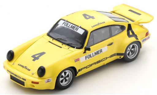 Diecast model cars Porsche 930 RS 1/43 Spark 911 RS 3.0 No.4 IROC Daytona 1974 G.Follmer Porsche 930 RS 1/43 Spark 911 RS 3.0 No.4 IROC Daytona 1974 G.Follmer diecast model cars