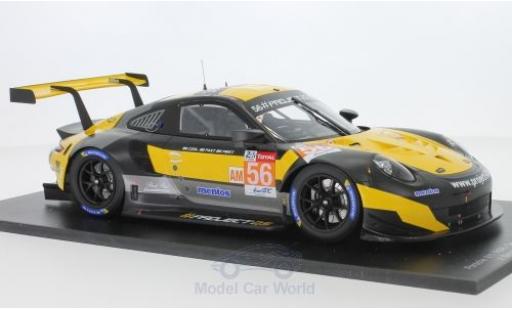 Diecast model cars Porsche 991 RSR 1/18 Spark 911 RSR No.56 Team Project 1 24h Le Mans 2018 J.Bergmeister/P.Lindsey/E.Perfetti Porsche 991 RSR 1/18 Spark 911 RSR No.56 Team Project 1 24h Le Mans 2018 J.Bergmeister/P.Lindsey/E.Perfetti diecast model cars