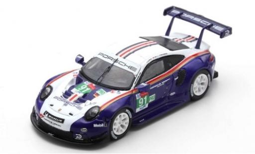 Diecast model cars Porsche 991 RSR 1/43 Spark 911 RSR No.91 GT Team 24h Le Mans 2018 R.Lietz/G.Bruni/F.Makowiecki Porsche 991 RSR 1/43 Spark 911 RSR No.91 GT Team 24h Le Mans 2018 R.Lietz/G.Bruni/F.Makowiecki diecast model cars