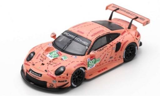 Diecast model cars Porsche 991 RSR 1/18 Spark 911 RSR No.92 GT Team 24h Le Mans 2018 M.Christensen/K.Estre/L.Vanthoor Porsche 991 RSR 1/18 Spark 911 RSR No.92 GT Team 24h Le Mans 2018 M.Christensen/K.Estre/L.Vanthoor diecast model cars
